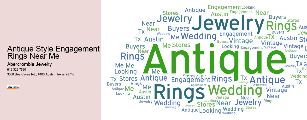 Antique Style Engagement Rings Near Me